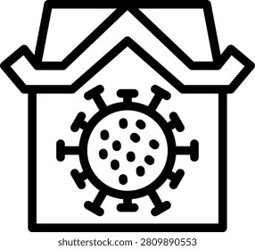 Quarantine Vector Design Icon Style