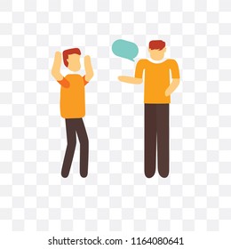 Quarrel vector icon isolated on transparent background, Quarrel logo concept