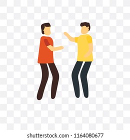 Quarrel vector icon isolated on transparent background, Quarrel logo concept