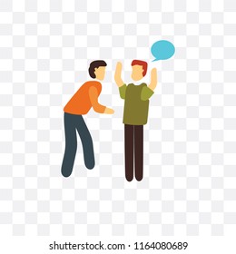Quarrel vector icon isolated on transparent background, Quarrel logo concept