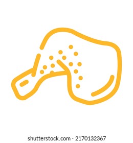 quarter back color icon vector. quarter back sign. isolated symbol illustration