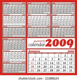 quarter calendar 2009