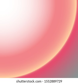 Quarter Circle Corner Frame Gradient Background