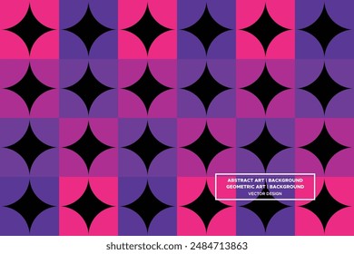 Patrón geométrico | Fondo geométrico | Fondo Abstractas - Formas geométricas - Uso en diseño de Sitio web, embalaje, arte de la pared, Fondo de pantalla, cartel, Anuncio, Perfil, folleto, ropa, textiles 