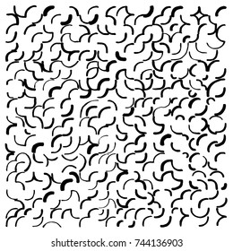 Quarter curves in organized grid structure