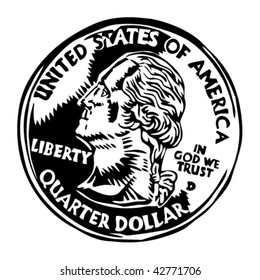 Quarter Dollar Coin