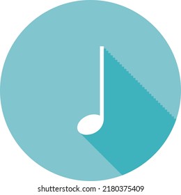 Iconos de cuartos de notas adecuados para eventos musicales como conciertos y conciertos