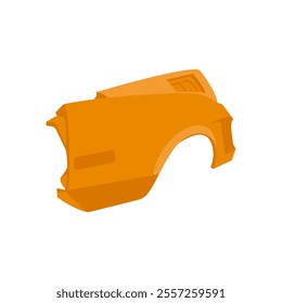 Quarter Panel, Automotive Flat Illustration Isolated