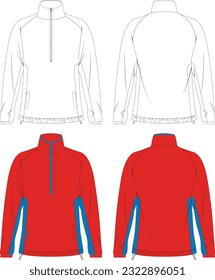 Quarter Zip Jacket Flat Fashion