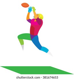 quarterback takes the ball in jump