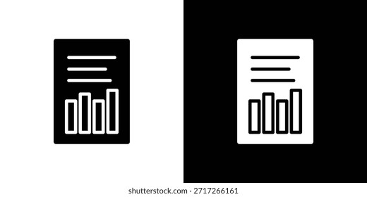 Quarterly report icon vector design element vector eps 10