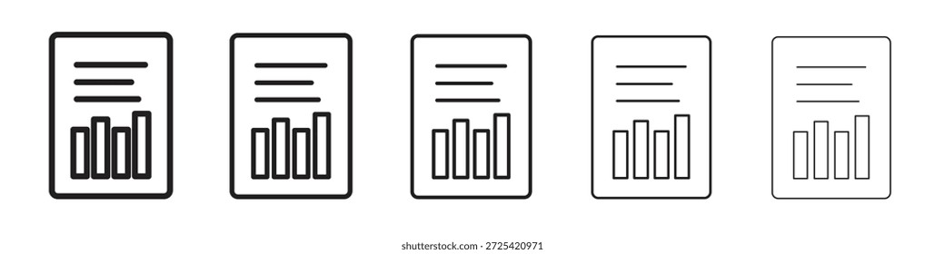 Quarterly report icon vector design element vector eps 10
