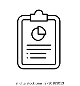 Quarterly Update Outline Ilustração vetorial de ícones
