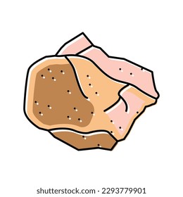quartzite stone rock color icon vector. quartzite stone rock sign. isolated symbol illustration