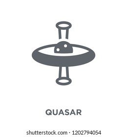 Quasar icon. Quasar design concept from Astronomy collection. Simple element vector illustration on white background.