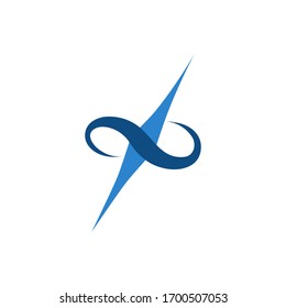 quasar icon vector on white background, logo template