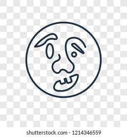 Quasimodo concept vector linear icon isolated on transparent background, Quasimodo concept transparency concept in outline style