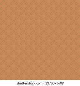 Quatrefoil ornamental beige and tan pattern. Decorative luxury floral trellis. Vector design.