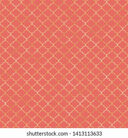 Quatrefoil Seamless Pattern - Classic quatrefoil repeating pattern design