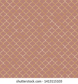 Quatrefoil Seamless Pattern - Classic quatrefoil repeating pattern design