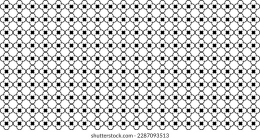 quatrefoil seamless pattern. medieval texture in church. geometric moroccan background. abstract arabic pattern. Vector illustration