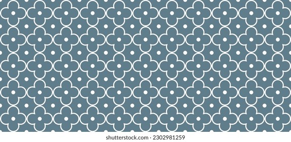 quatrefoil seamless pattern. medieval texture in church. geometric moroccan background. abstract arabic pattern. Vector illustration