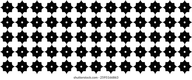 quatrefoil seamless pattern. medieval texture in church. geometric Moroccan background. abstract Arabic pattern.