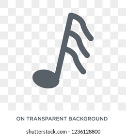 Quaver icon. Quaver design concept from  collection. Simple element vector illustration on transparent background.