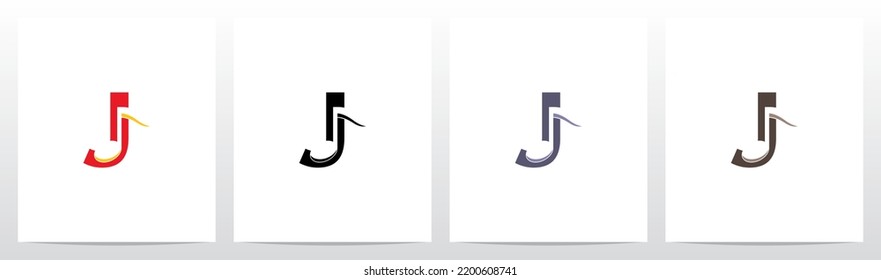 Quaver Music Note On Letter Logo Design J