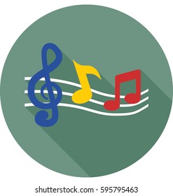 Quaver Vector Icon