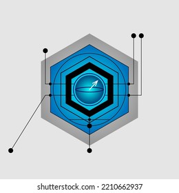 Qubit Inside Quantum Computer - Bloch Sphere, Schematic Representation Of Quantum Bit.