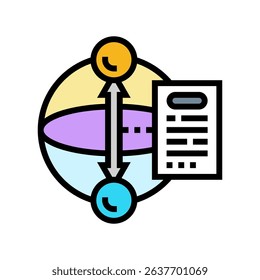 qubit measurement quantum computer color icon vector. qubit measurement quantum computer sign. isolated symbol illustration