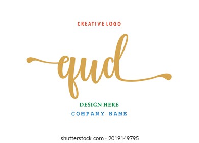 QUD lettering logo is simple, easy to understand and authoritative