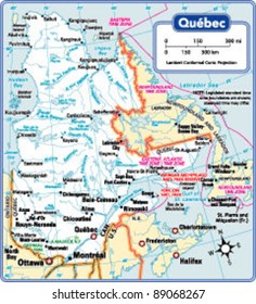 Quebec Province Map