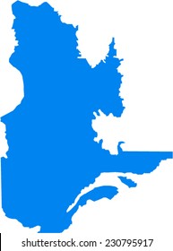 Quebec Vector Map