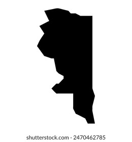 Quebradillas map, administrative division of Puerto Rico. Vector illustration.
