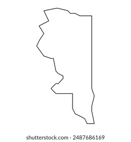 Quebradillas map, administrative division of Puerto Rico. Vector illustration.