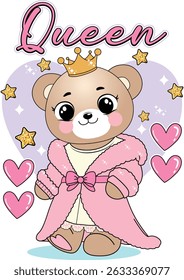 queen bear magic star beauty love