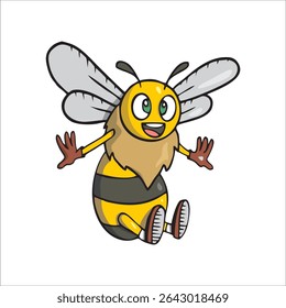 Abelha rainha, Bee Clipart Design, Anthophila isolado, ‎ilustração abelha mel, Abelha bonito Gráficos. 52º