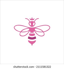 queen bee logo design for your brand, and corporate identity