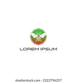 Queen bee logo. honey Bee animals logo vector.  icon, and others. queen bee logo design. abstract Bee icon Logo design. be symbol design vector and business icon