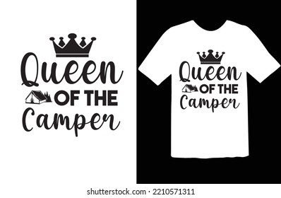 Queen of the Camper svg design svg