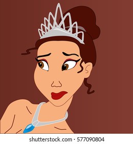 Queen cartoon illustration