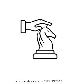 queen, chess line icon. Signs and symbols can be used for web, logo, mobile app, UI, UX