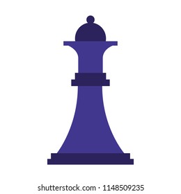 queen chess piece isolated icon