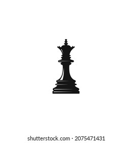 Queen Chess vector design.
chess monarch on a white background