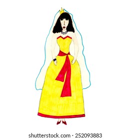 Queen child's drawing