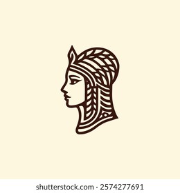 Queen Cleopatra Logo for sale.