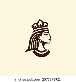 Queen Cleopatra Logo for sale.