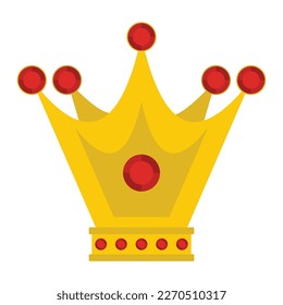Queen crown Flat vector icon which can easily modify or edit 